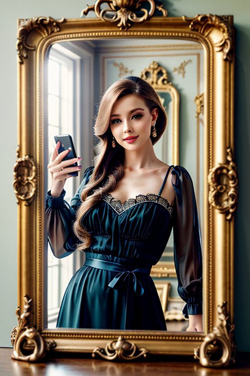 aesthetic mirror selfie girl quotes