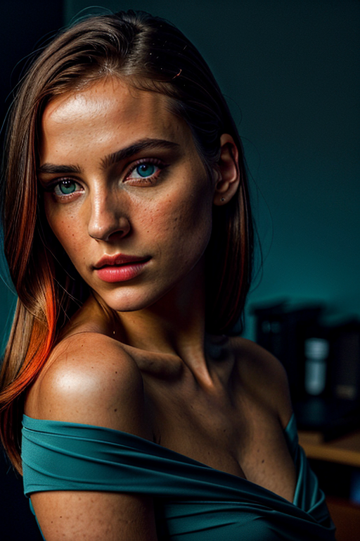 office woman stock image